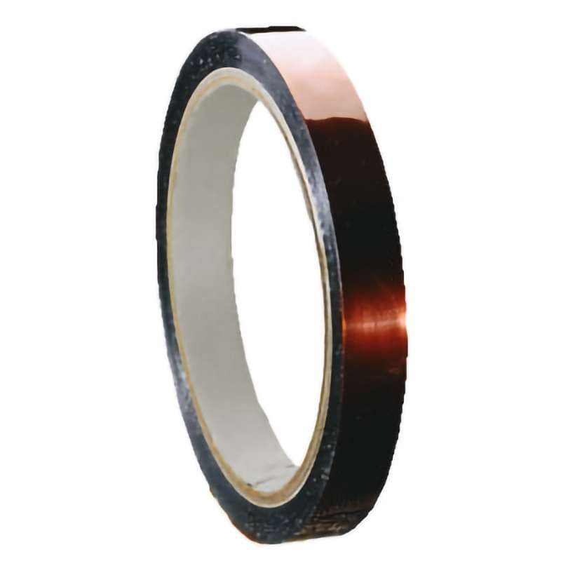 Kapton Tape, 1/2"x36 Yds, 3" Core, 3.5 mil, Silicone Adhesive